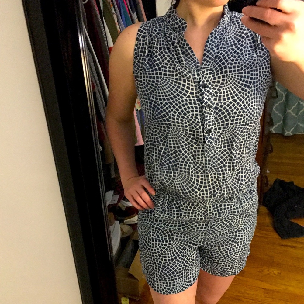 100% Silk Romper